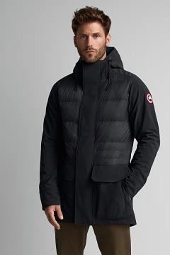 Chamarras Canada Goose Hombre Outlet - Breton Chaqueta De Plumas Negros OD1536940